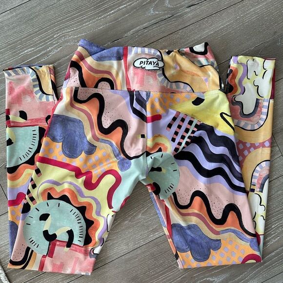 Pitaya | Colorful Abstract Zeitgeist leggings - Picture 8 of 8